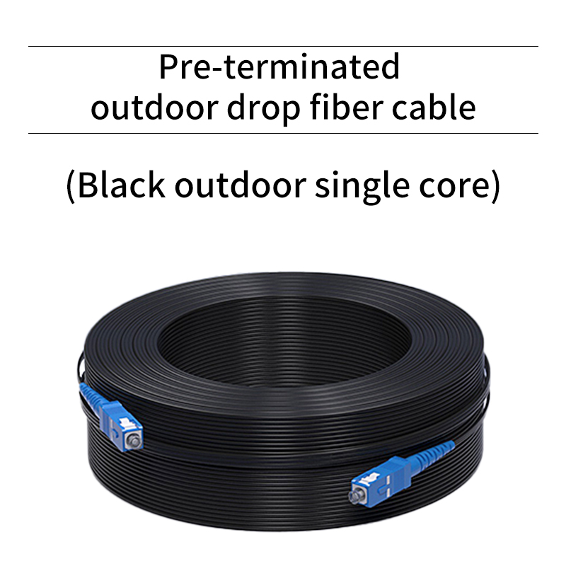 Pre-terminated outdoor drop fiber cable(Single core)