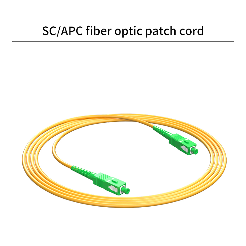 SC/APC fiber optic patch cord